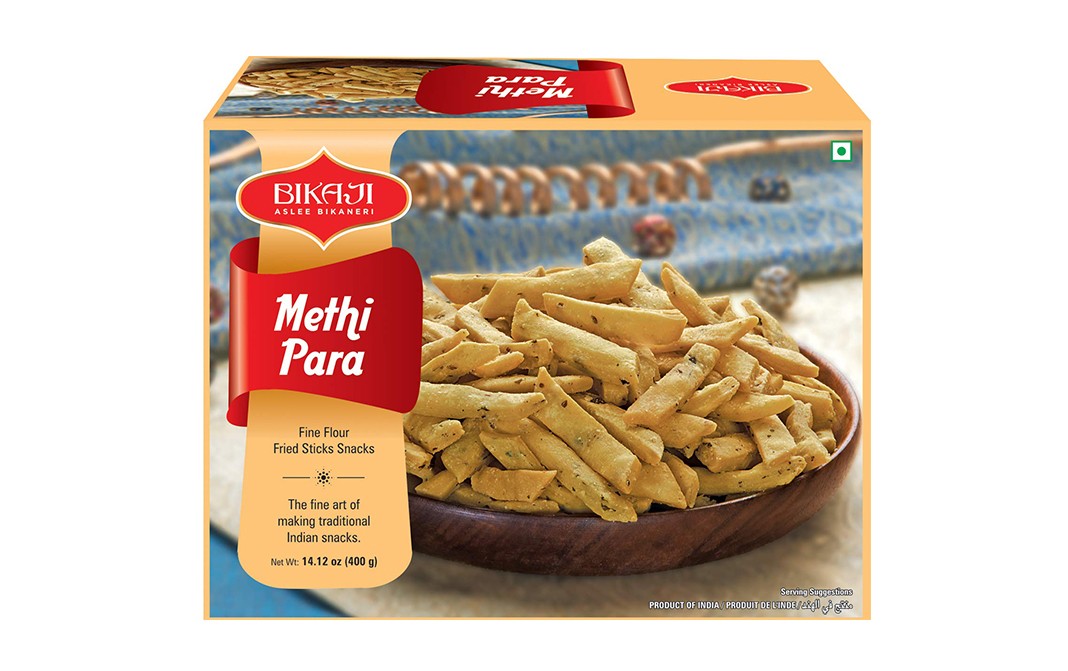 Bikaji Methi Para    Box  400 grams